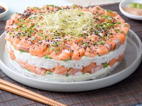 10 recettes de sushi cake