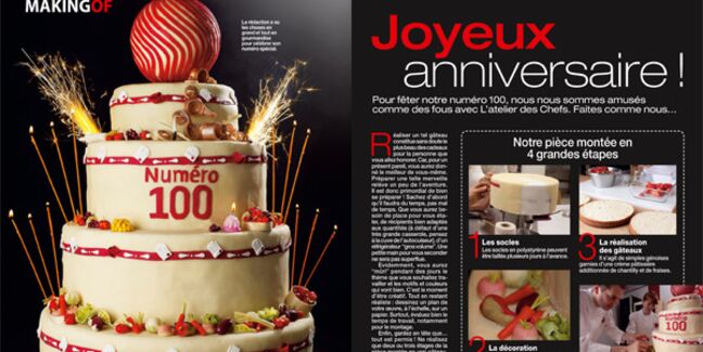 Hors-série Cuisine Actuelle n°100 : le gâteau d'anniversaire