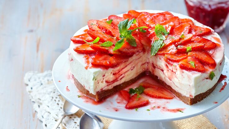 Cheesecake marbré aux fraises Cheesecake-marbre-aux-fraises