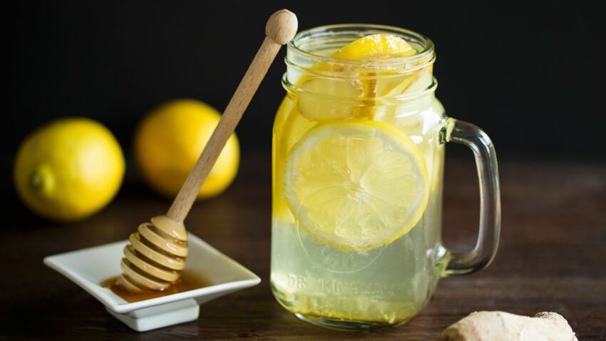 boisson detox maison citron gingembre