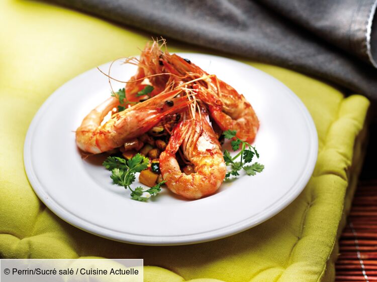 Crevettes grillées facile et rapide : découvrez les recettes de Cuisine  Actuelle