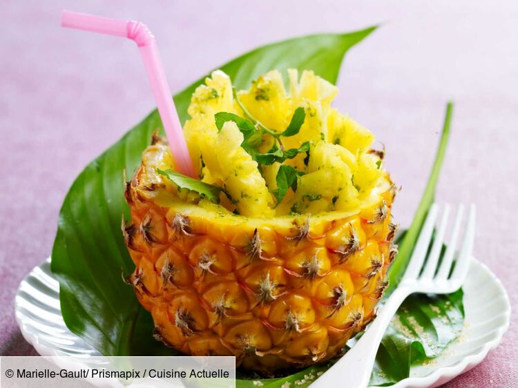 Salade d&amp;#39;ananas mojito facile et rapide : découvrez les recettes de ...