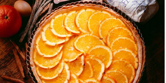 Tarte à l'orange by cmaillot