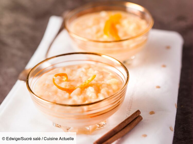 Riz au lait orange cannelle facile : découvrez les recettes de Cuisine  Actuelle