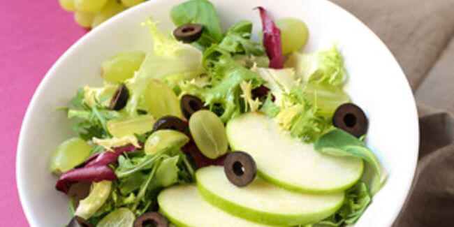 Salade minceur aux quatre saveurs