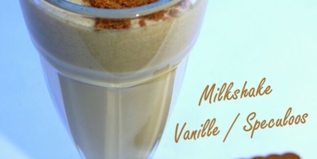 Milkshake vanille et spéculoos