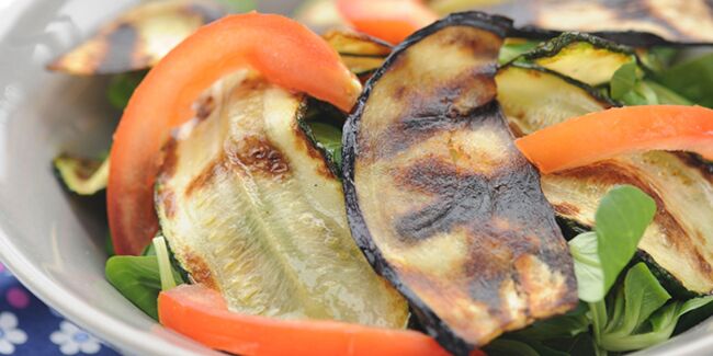 Méli-mélo de légumes grillés au safran