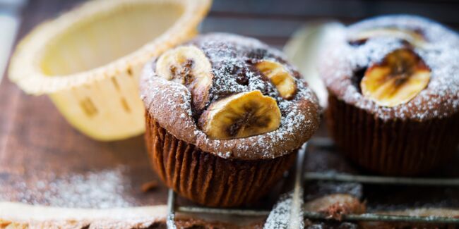 Muffin banane nutella