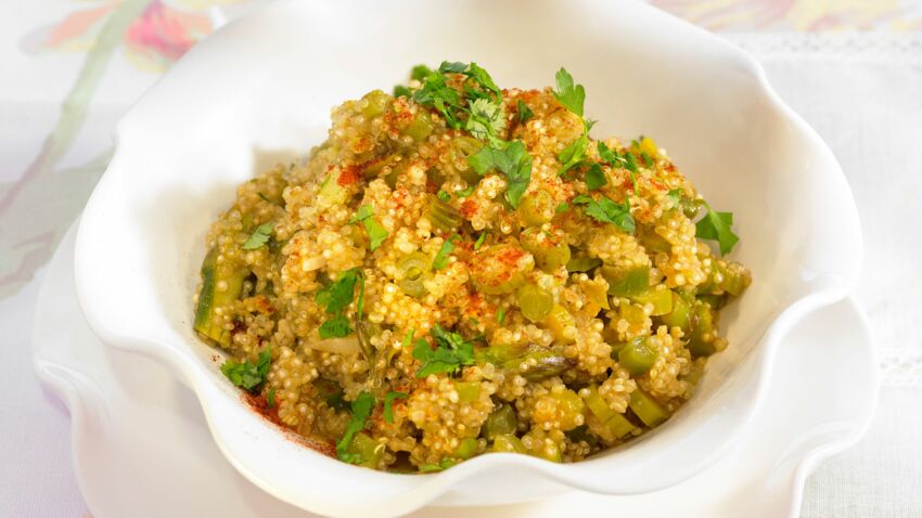 Risotto de quinoa aux légumes