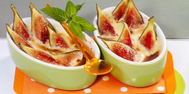 Gratinée de figues à la cannelle facile et rapide : découvrez les recettes  de Cuisine Actuelle