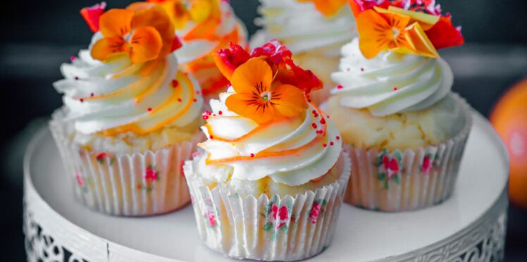 Cupcakes à l'orange sanguine
