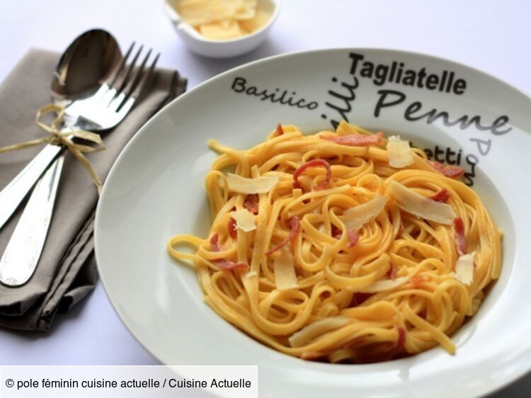 Pâtes à la carbonara : la véritable recette italienne : découvrez les  recettes de Cuisine Actuelle