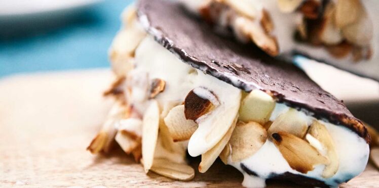 Tacos choco et glace vanille