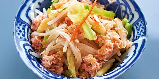 Salade de crabe au soja