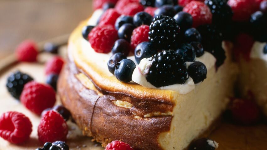 Cheesecake en camaïeu de fruits