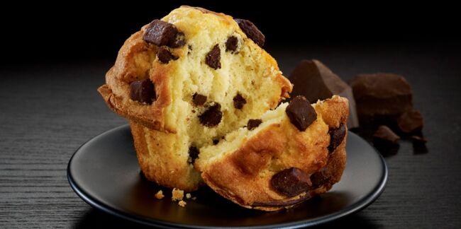Muffin aux pépites de chocolat