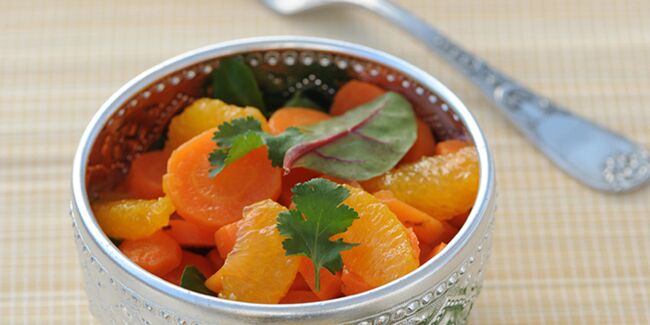 Salade de carotte à l'orange