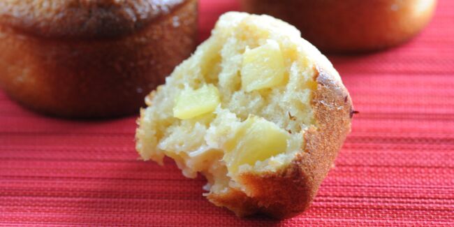 Muffins à l'ananas