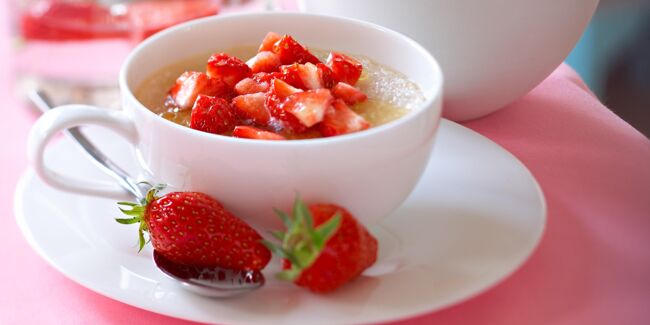Porridge aux fruits rouges