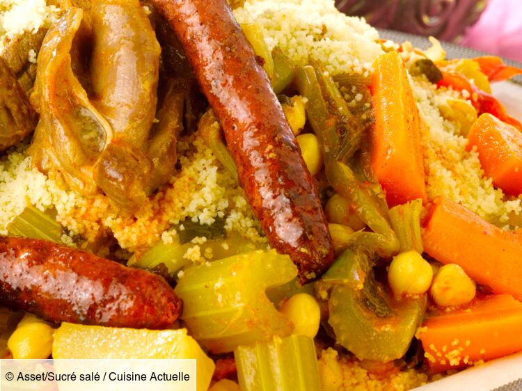 Couscous de légumes minceur à la marocaine, plat traditionnel