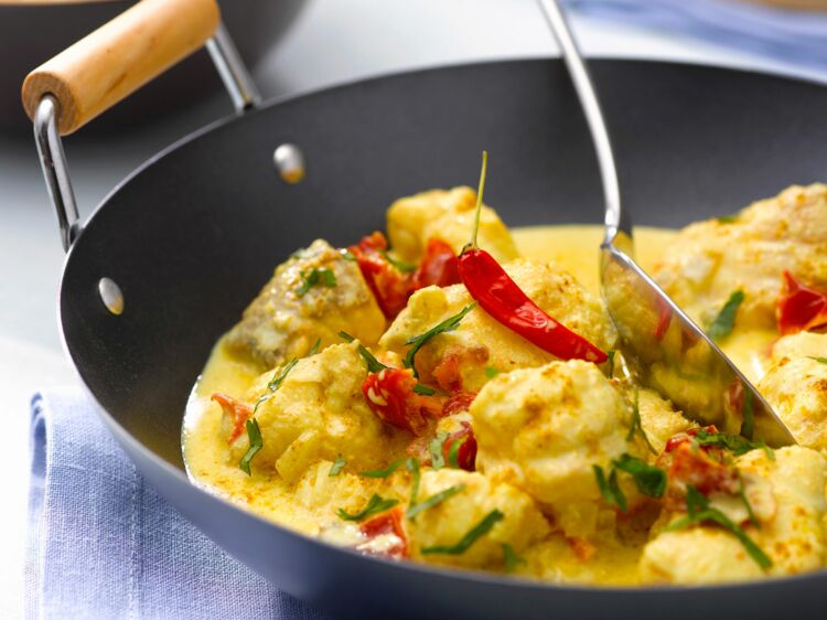 Lotte au curry : découvrez les recettes de Cuisine Actuelle