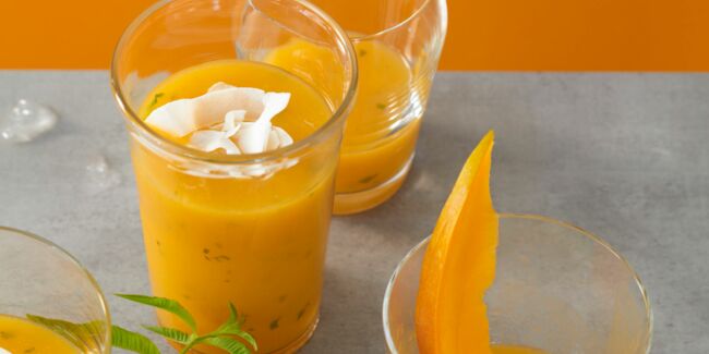 Smoothie mangue orange