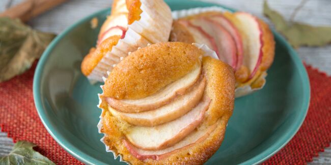 Muffins coeur de pomme