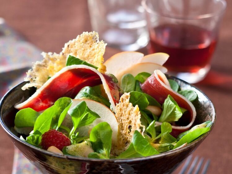 Salade au magret séché facile : découvrez les recettes de Cuisine Actuelle