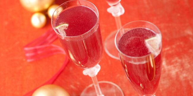 Cocktail rouge de Noël