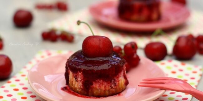 Mini-cheesecake aux fruits rouges