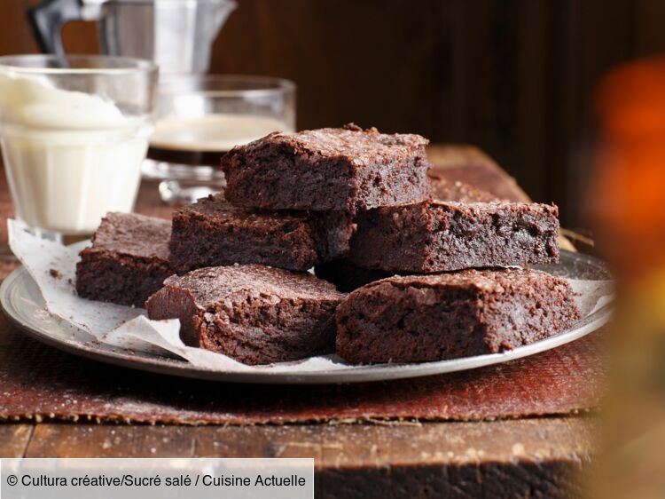 Brownie fondant au chocolat - recette de gâteau américain