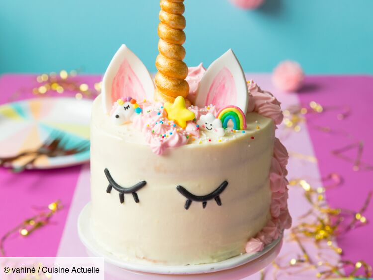 Gâteau d'anniversaire Licorne : découvrez les recettes de Cuisine Actuelle