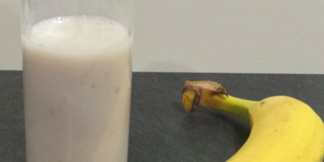 Milkshake banane ultra simple