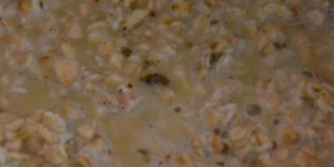 Porridge à la pâte de pistache
