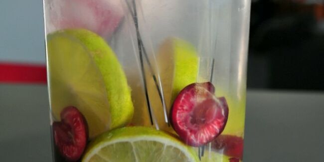 Detox Water {Cherry Lime}