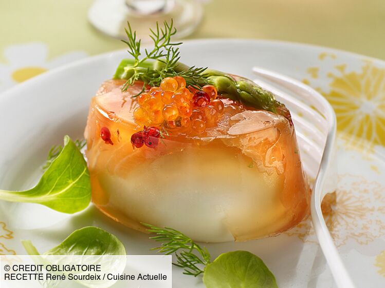 Œufs en gelée au saumon fumé facile : découvrez les recettes de Cuisine  Actuelle