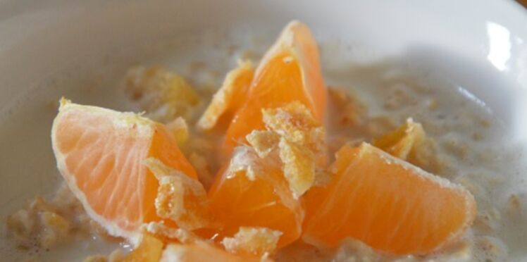 Porridge clémentines et oranges confites