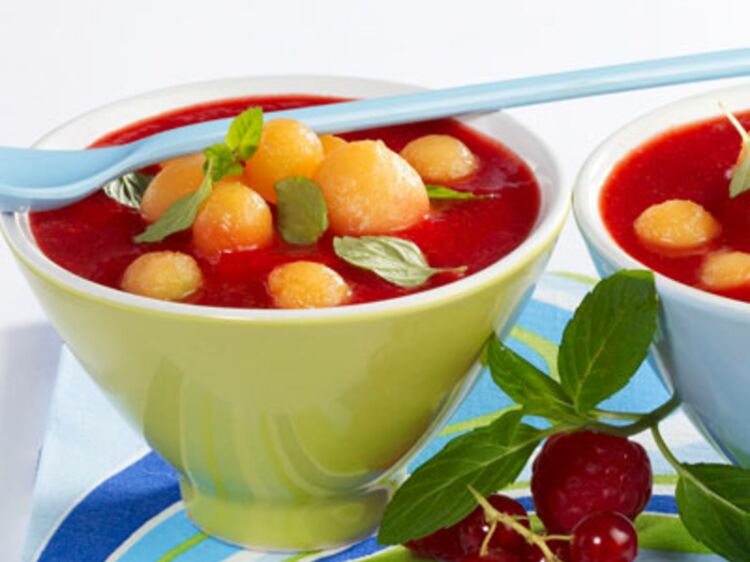 Soupe de fruits rouges et melon facile et rapide : découvrez les ...
