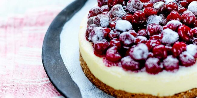 Cheesecake aux griottes