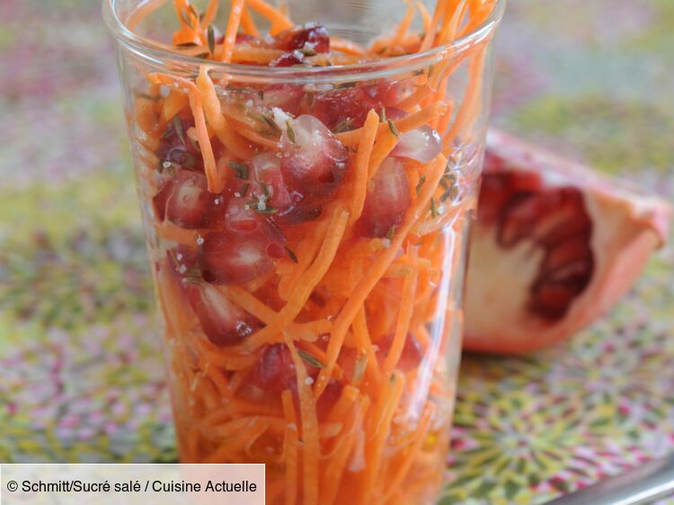 Verrine carotte râpée facile et rapide : découvrez les recettes de Cuisine  Actuelle