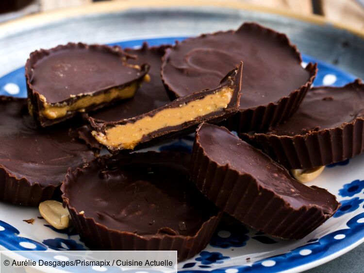 Chocolats fourrés au beurre de cacahuètes facile et rapide : découvrez les  recettes de Cuisine Actuelle