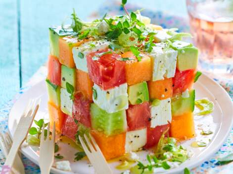 Melon d'eau, melon charentais, melon vert : toutes nos recettes fraîches avec les melons