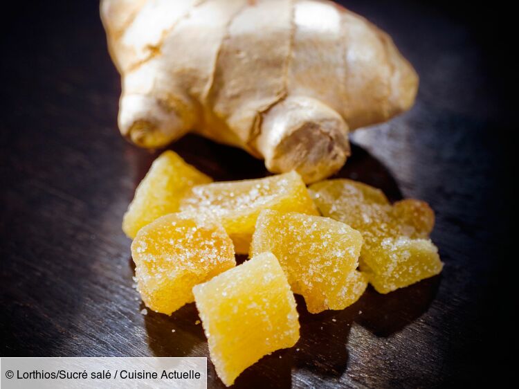 Bonbon de gingembre confit facile : découvrez les recettes de Cuisine  Actuelle