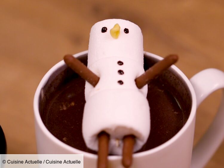 Chocolat chaud mashmallow facile et rapide : découvrez les recettes de  Cuisine Actuelle