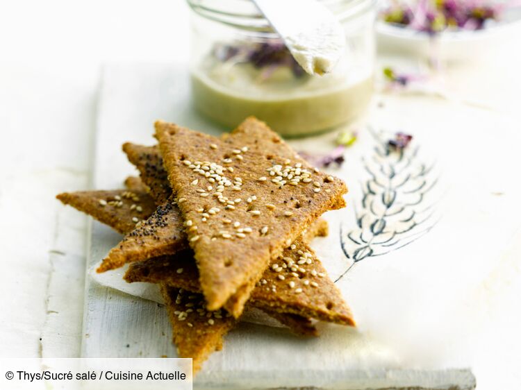 Crackers de blé et sarrasin facile : découvrez les recettes de Cuisine  Actuelle