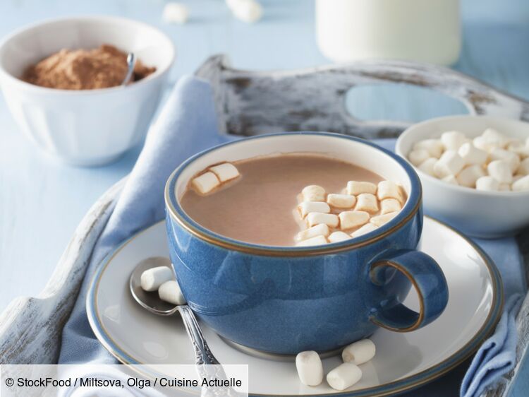 Chocolat chaud aux guimauves facile et rapide : découvrez les recettes de  Cuisine Actuelle