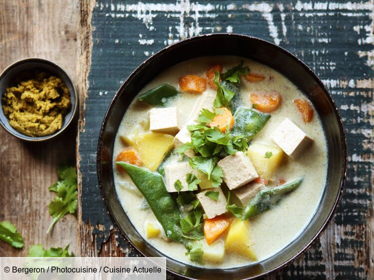 Curry vert au tofu facile : découvrez les recettes de Cuisine Actuelle