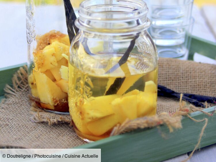 Rhum arrangé ananas facile et rapide : découvrez les recettes de Cuisine  Actuelle