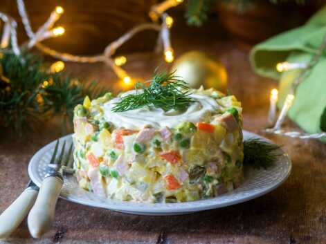 20 idées de salades festives pour Noël