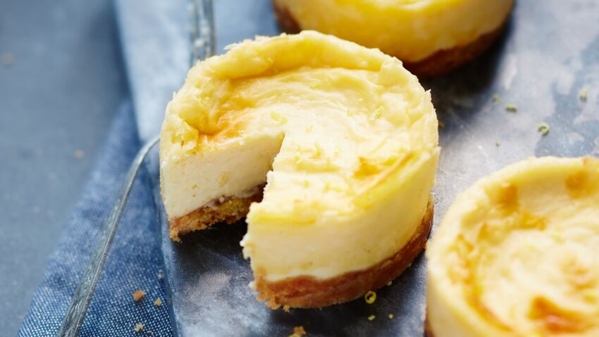 Petits cheesecakes au citron